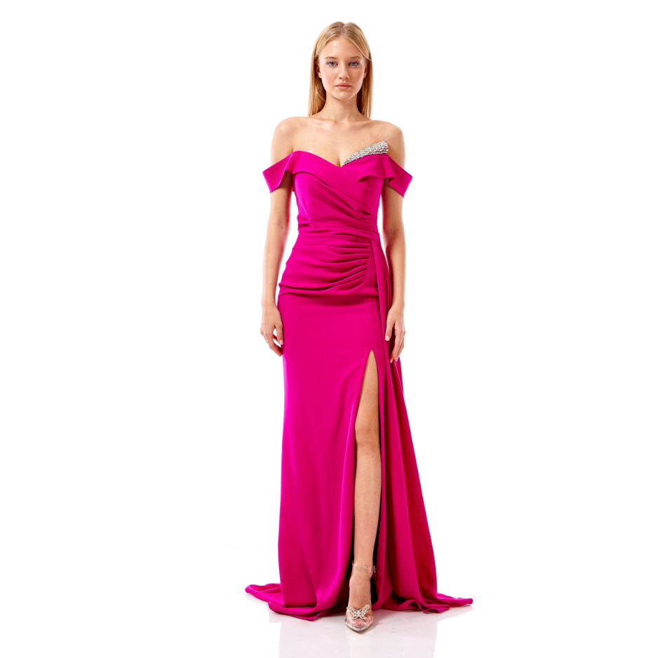 Vestido de fiesta, alta costura de diseño de autor para eventos